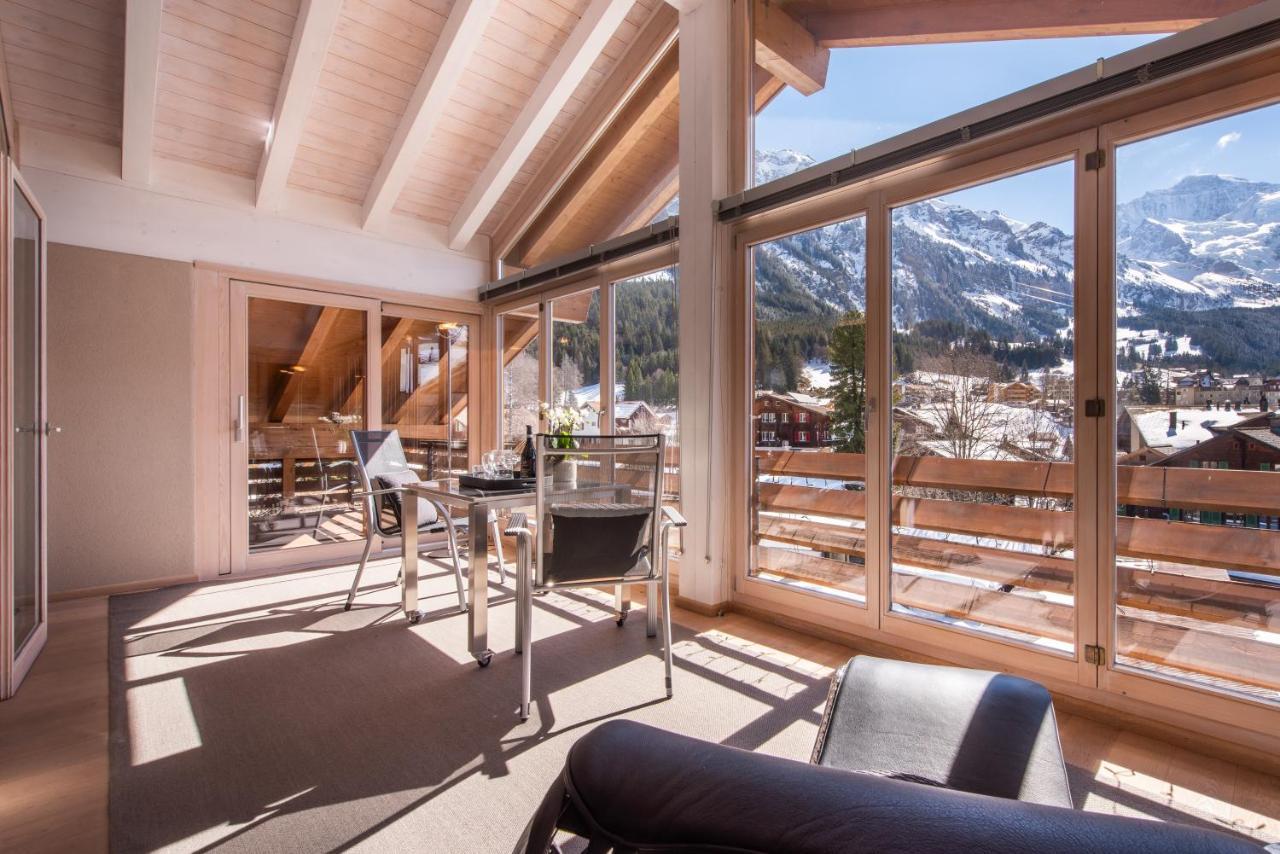 Chalet Schneehoren Penthouse Wengen Eksteriør bilde