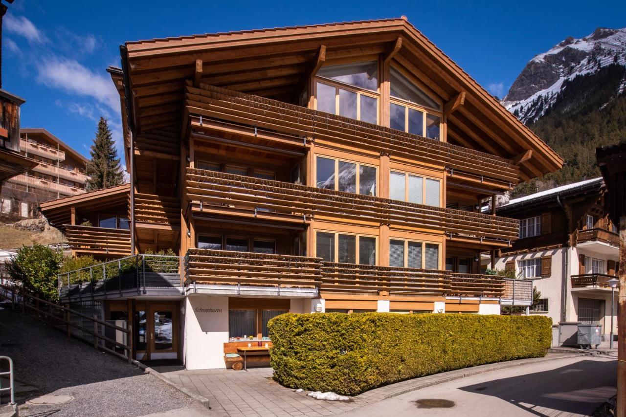 Chalet Schneehoren Penthouse Wengen Eksteriør bilde