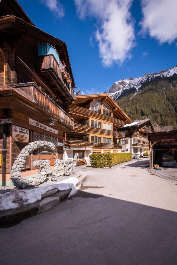 Chalet Schneehoren Penthouse Wengen Eksteriør bilde