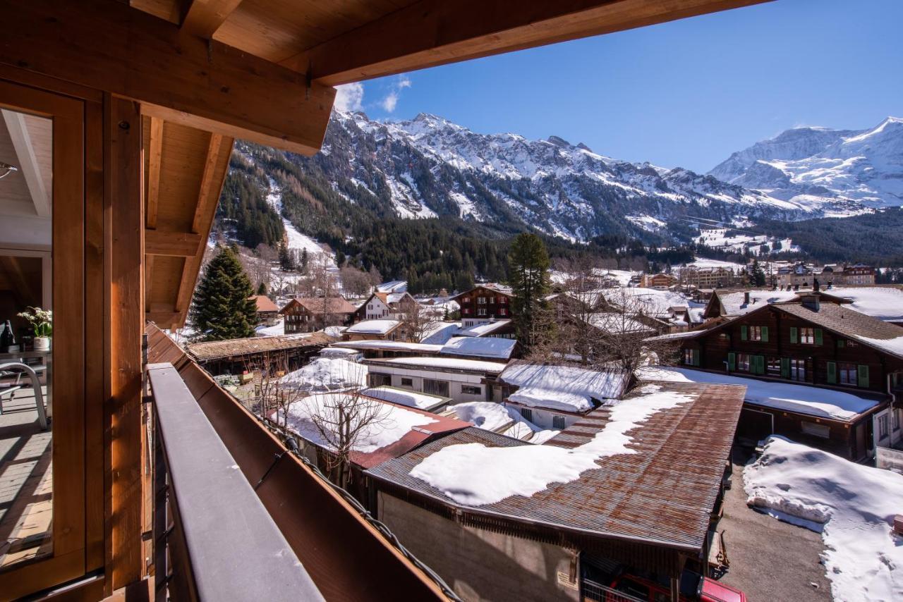 Chalet Schneehoren Penthouse Wengen Eksteriør bilde